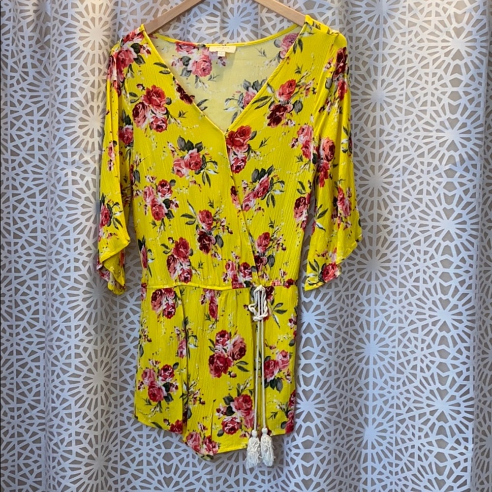 Fun floral romper